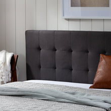 Load image into Gallery viewer, Jensen Platform Bed Charcoal