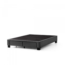 Load image into Gallery viewer, Malouf Duncan Platform Bed Base Stone with no mattress