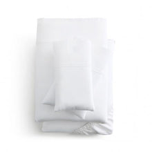 Load image into Gallery viewer, White Malouf Botanical Tencel Lyocell Sheet Set