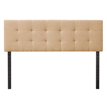 Load image into Gallery viewer, Beige Davis Upholstered Headboard