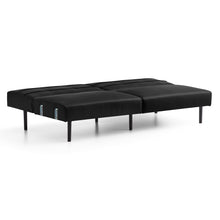Load image into Gallery viewer, Flat Thomas Sofa Bed Faux Black