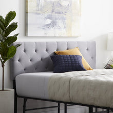 Load image into Gallery viewer, Stone  Davis Upholstered Headboard with bed