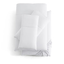 Load image into Gallery viewer, White Malouf Bamboo Rayon Sheet Set