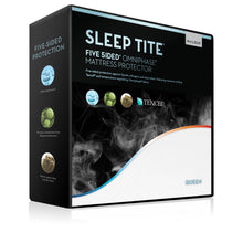 Load image into Gallery viewer,  Sleep Tite Five 5ided Omniphase Mattress Protector Packaging