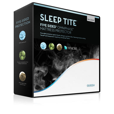  Sleep Tite Five 5ided Omniphase Mattress Protector Packaging