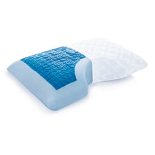 Load image into Gallery viewer, Cutaway Malouf Z Shoulder Cutout Gel Dough + Z Gel Pillow Memory Foam Pillow