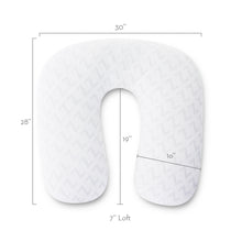 Load image into Gallery viewer, Horseshoe Pillow Dimensions
