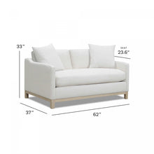 Load image into Gallery viewer, Loveseat Marlow Sofa Collection dimension
