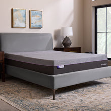 Load image into Gallery viewer,  Malouf Mattress Polaris Activair with bed base in a room
