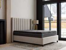 Load image into Gallery viewer, Malouf Ice Cloud Mattress Cool Sync with bed base on a room
