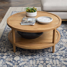 Load image into Gallery viewer, Ashford Round Table European Oak profile

