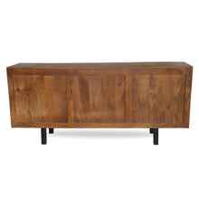 Load image into Gallery viewer, Tilia Sideboard Natural Mango Wood Back View
